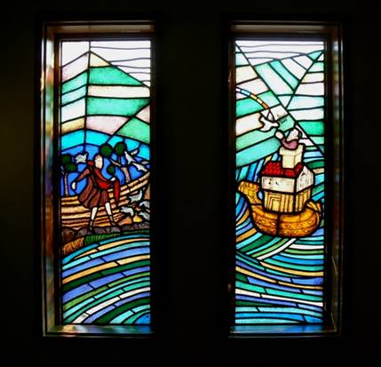 みこころが天に行われる如く、地にも行われますように｜ステンドグラス工房福井｜すてんどぐらす・オリビエ｜福井県のステンドグラス制作・修理・注文｜北陸・石川・富山・全国発送可