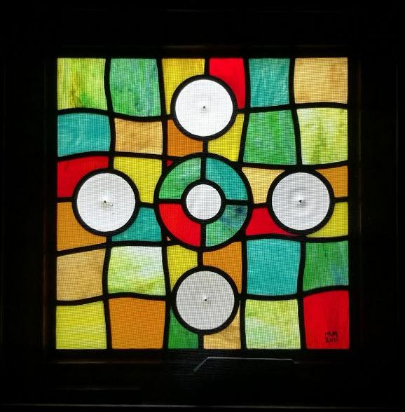 宇宙｜ステンドグラス工房福井｜すてんどぐらす・オリビエ｜福井県のステンドグラス制作・修理・注文｜北陸・石川・富山・全国発送可