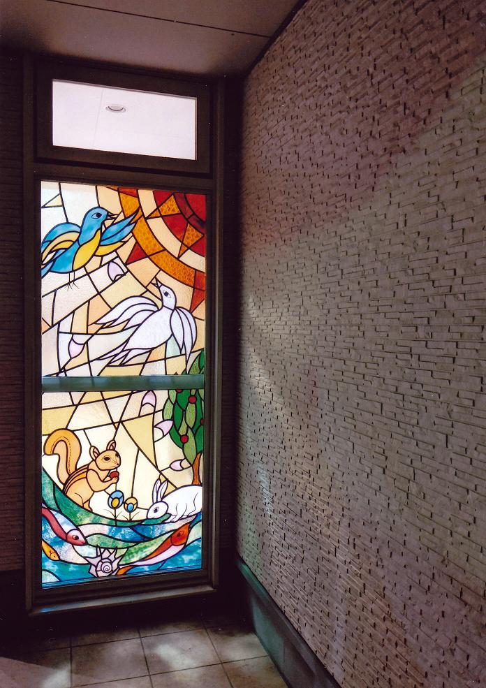 光の子｜ステンドグラス工房福井｜すてんどぐらす・オリビエ｜福井県のステンドグラス制作・修理・注文｜北陸・石川・富山・全国発送可