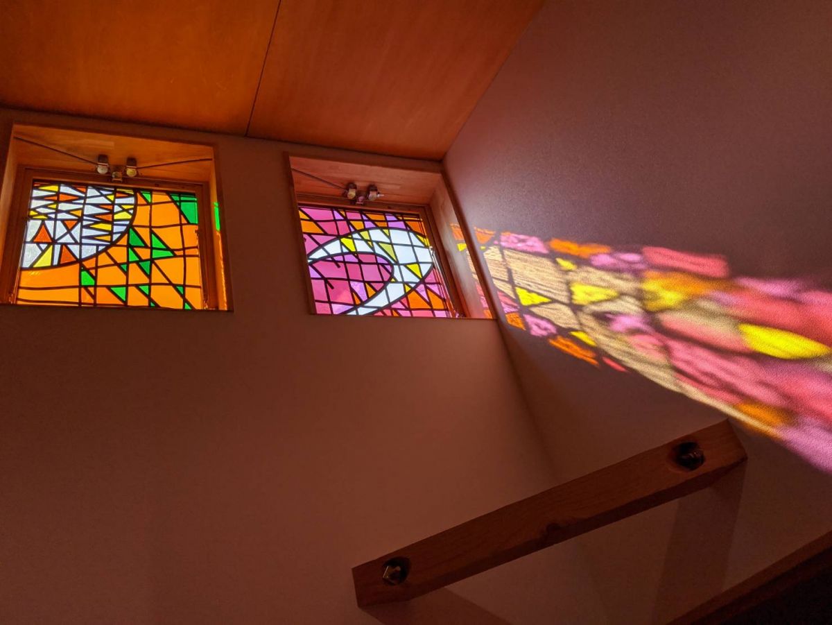 太陽と月｜ステンドグラス工房福井｜すてんどぐらす・オリビエ｜福井県のステンドグラス制作・修理・注文｜北陸・石川・富山・全国発送可